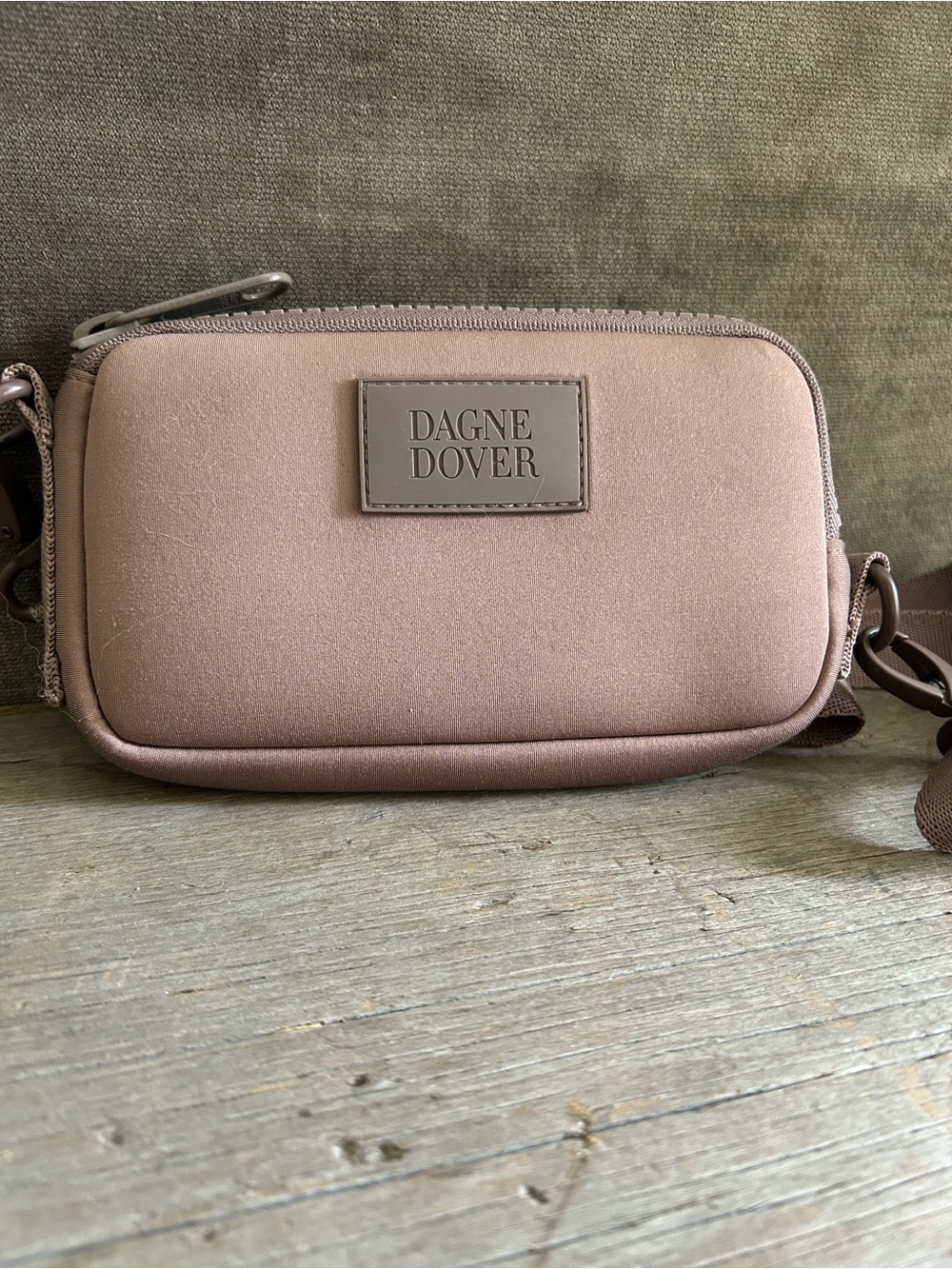 Dagne Dover Small phone sling Bag in Blush